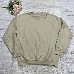 Hanes Beige Sweatshirt for Women